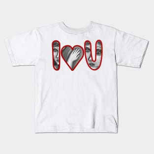 I love you with padlock |Funny gift on Valentines Day Kids T-Shirt